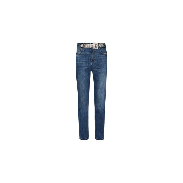 Jeans Donna con cintura ricoperta di strass Jeans medio LIU JO- Francavilla Moda